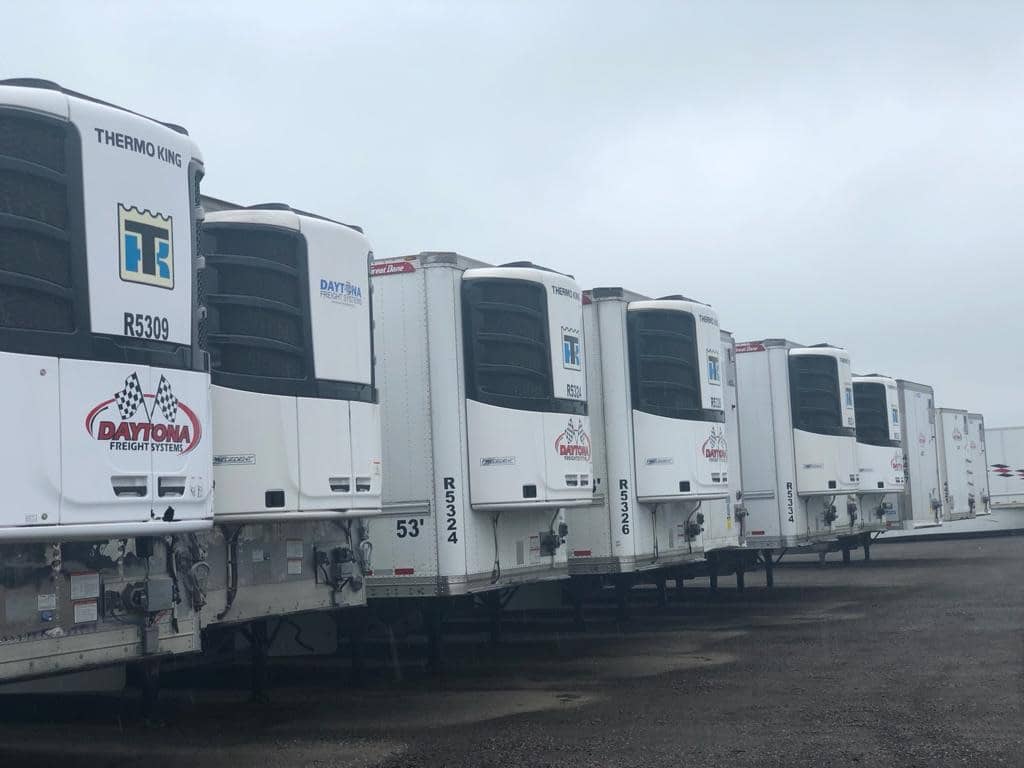 Temperature Controlled Trailer Daytona Freight Systems